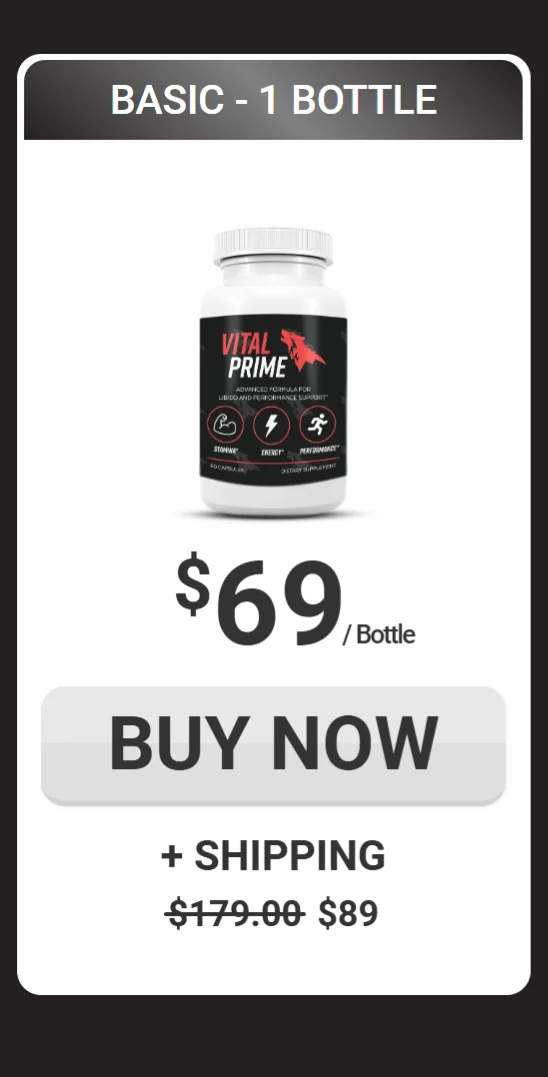 Vital Prime™ 1 bottle pricing